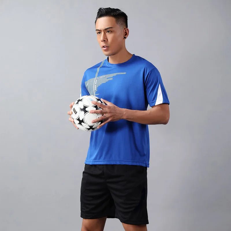 Men’s Football Training Set – Jersey & Shorts 2 - Piece Kit - lily supply