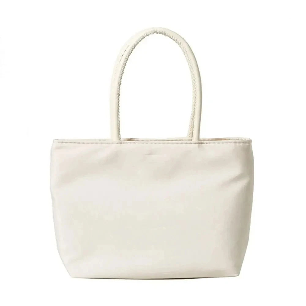 Women's Mini Nylon Tote Bag - Waterproof Shoulder Bag