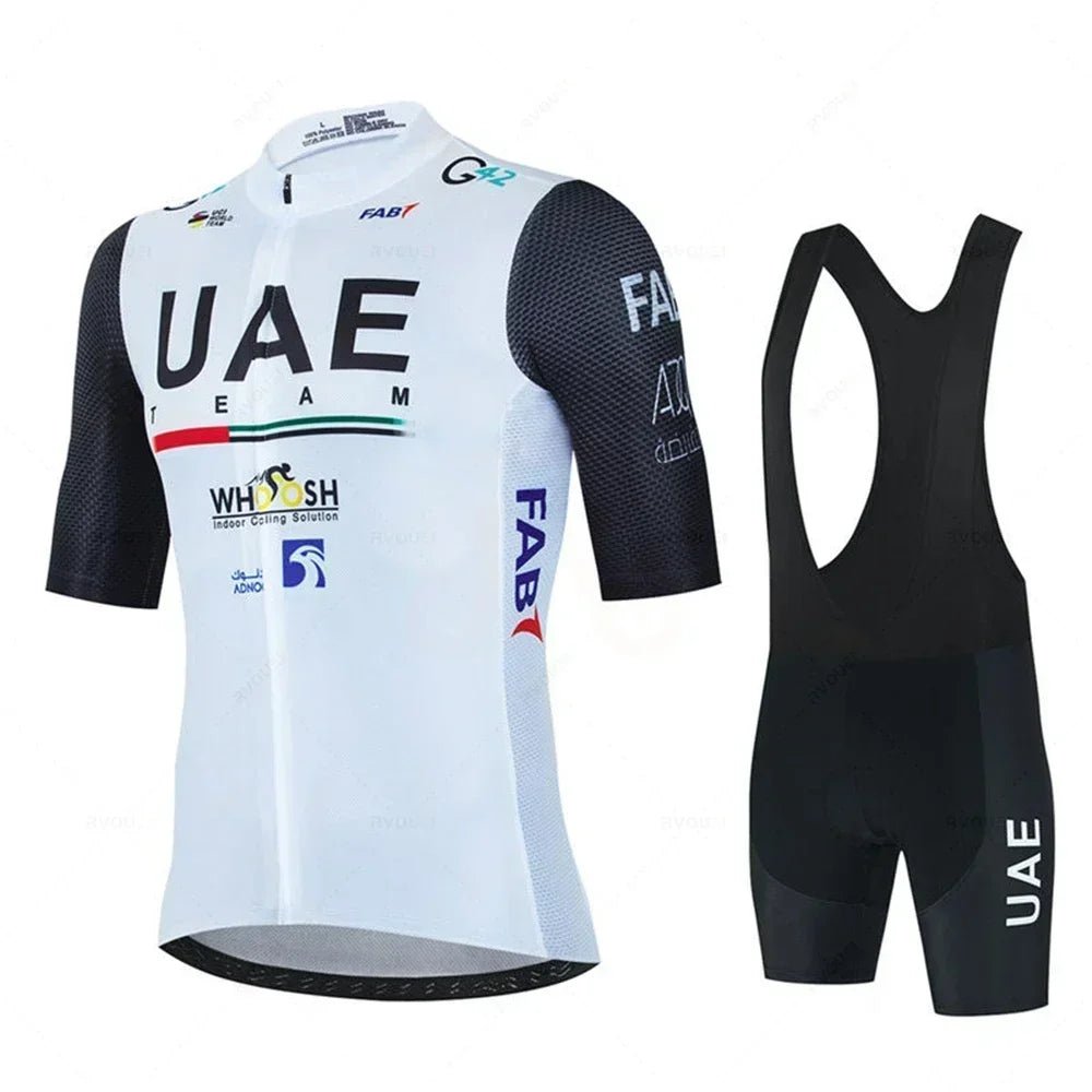 UAE Team Emirates 2026 Pro Cycling Jersey Set – Men's Summer Bike Kit - lily supply