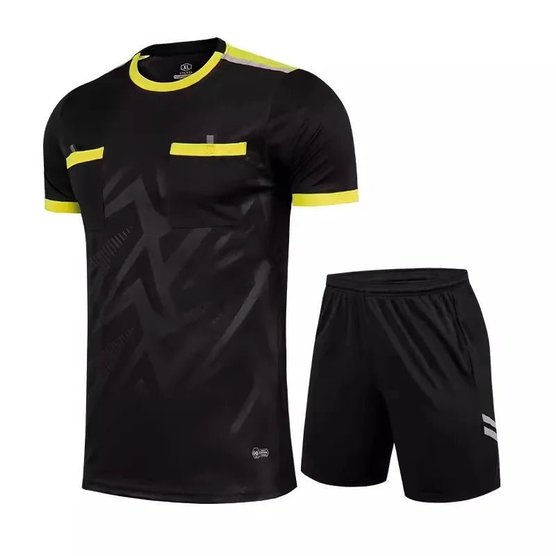 Football Referee Kit 2025 – Short Sleeve Jersey with Pockets - lily supply