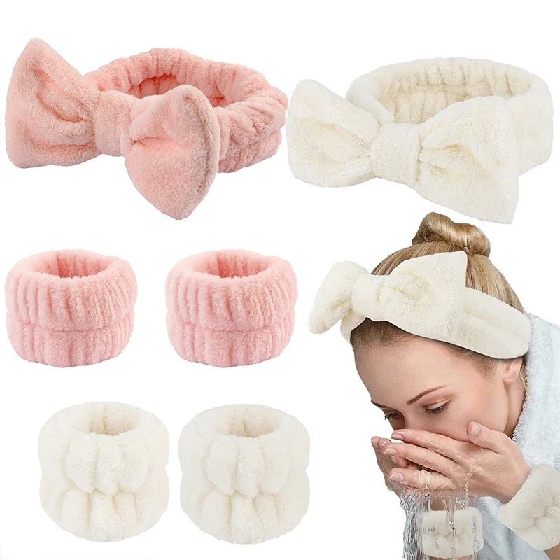 1/2/3PCS Face Wash Wristbands Headband Makeup Hair Care Headband Wash Headband for Washing Your Face Hair Bands for Women FD01 - lily supply