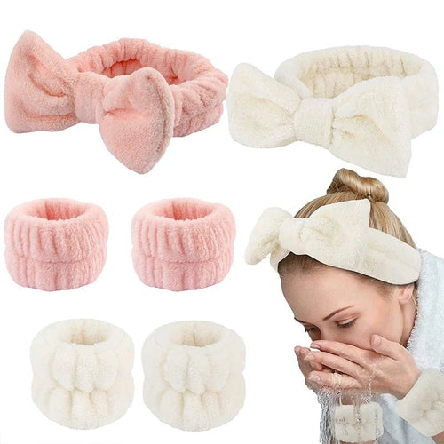 1/2/3PCS Face Wash Wristbands Headband Makeup Hair Care Headband Wash Headband for Washing Your Face Hair Bands for Women FD01 - lily supply