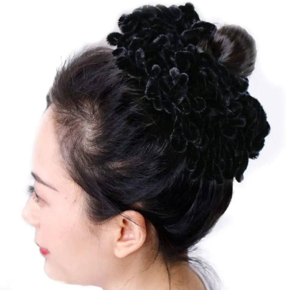 Volumising Hijab Scrunchie - Big Hair Ring Bun Clip & Scarf Volumizer - lily supply