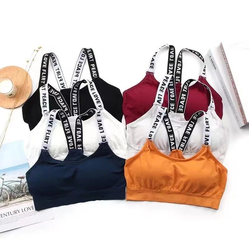 Women Sexy Sports Bra Tops For Gym Top Fitness Yoga Female Pad Sportswear Vest Tank Tops Sport Push Up Sports Bras Underwear - lily supply