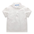Kids Solid Cotton Polo Shirt Ages 1-10