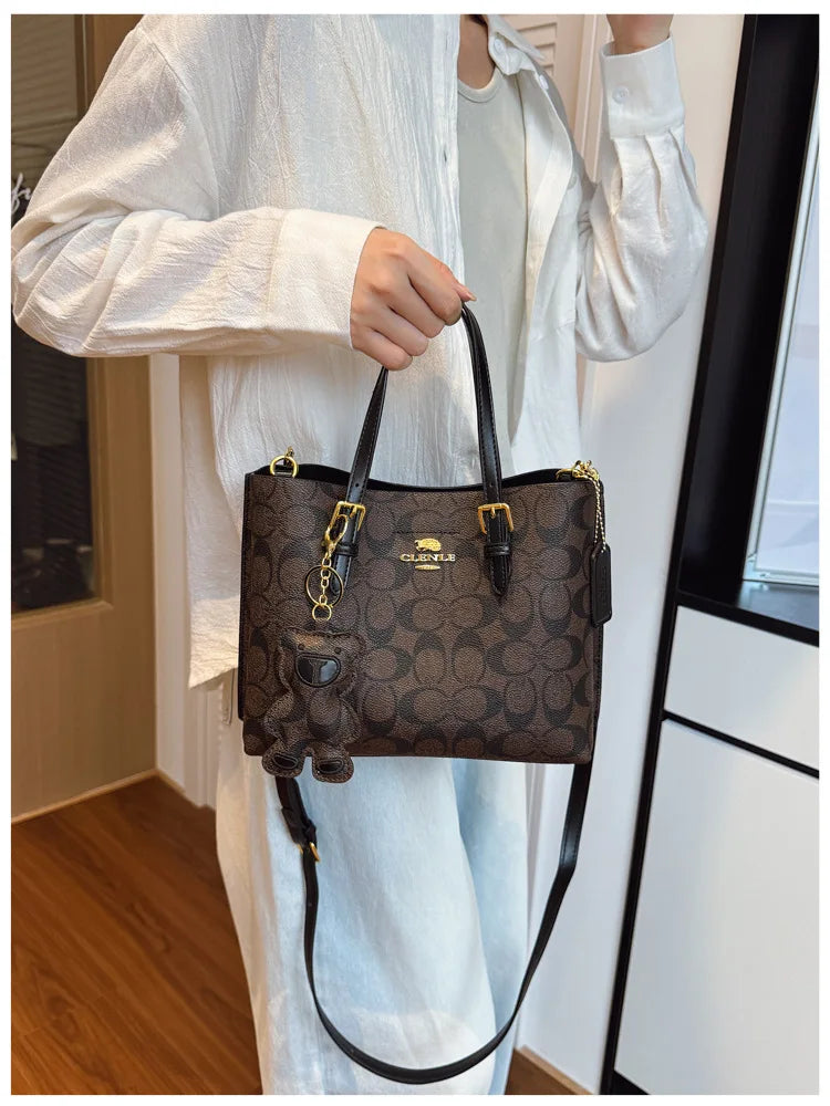 Women's Luxury Print Tote Bag - Large Capacity Shoulder Crossbody Purse