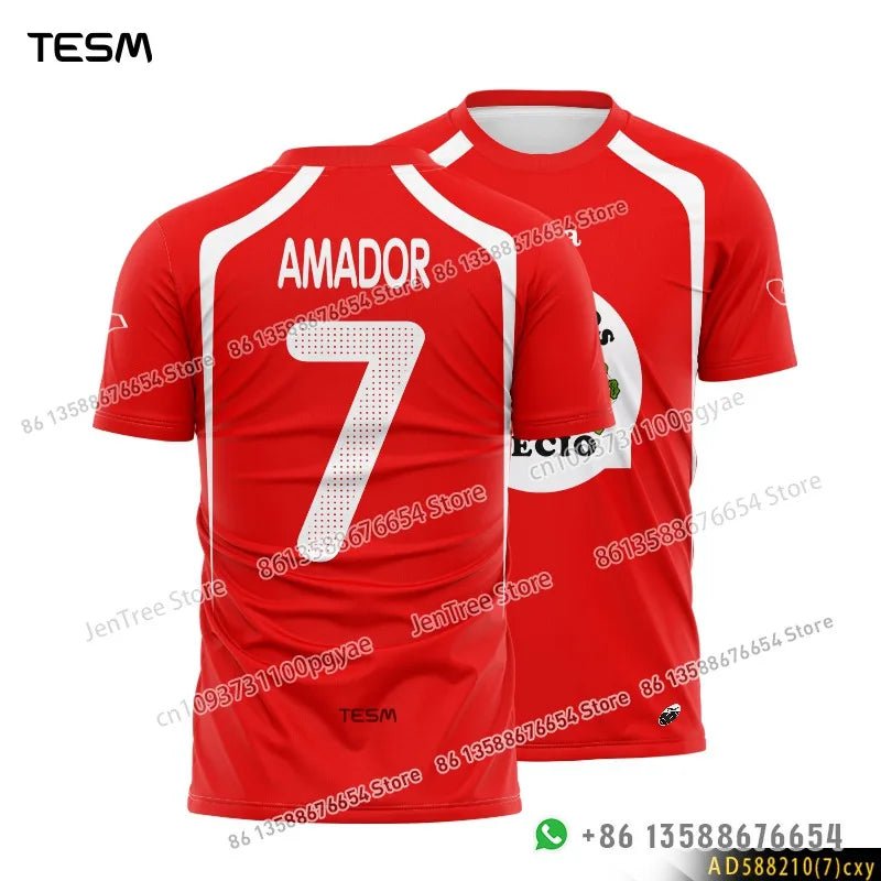 TESM Retro Sports Jersey – Men's & Women's Casual Top - Men's Clothing - lily supply