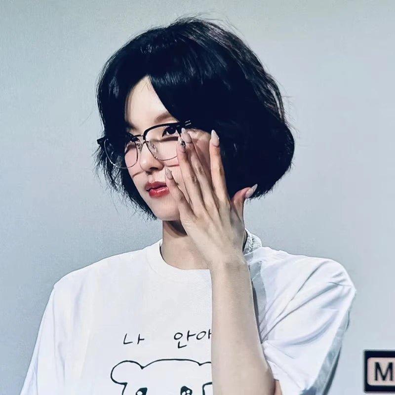 Women's Cute Slim Round Neck T-shirt, Funny Harajuku Graphic Short Sleeve, Summer Casual Daily Commute Comfort Top - lily supply