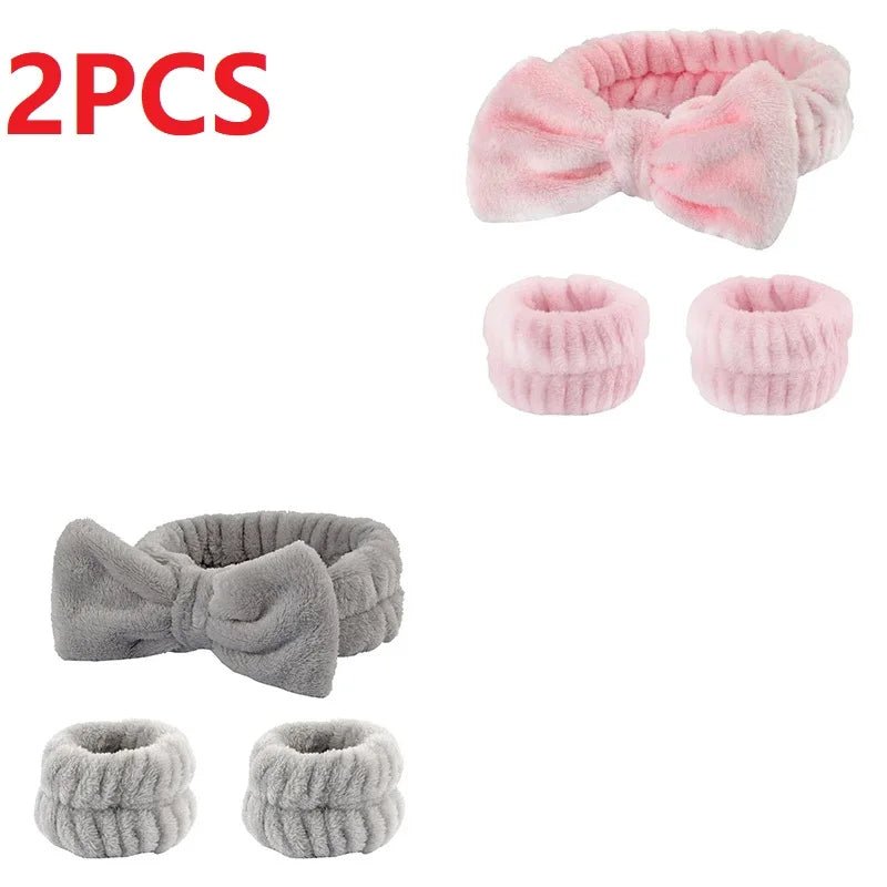 1/2/3PCS Face Wash Wristbands Headband Makeup Hair Care Headband Wash Headband for Washing Your Face Hair Bands for Women FD01 - lily supply