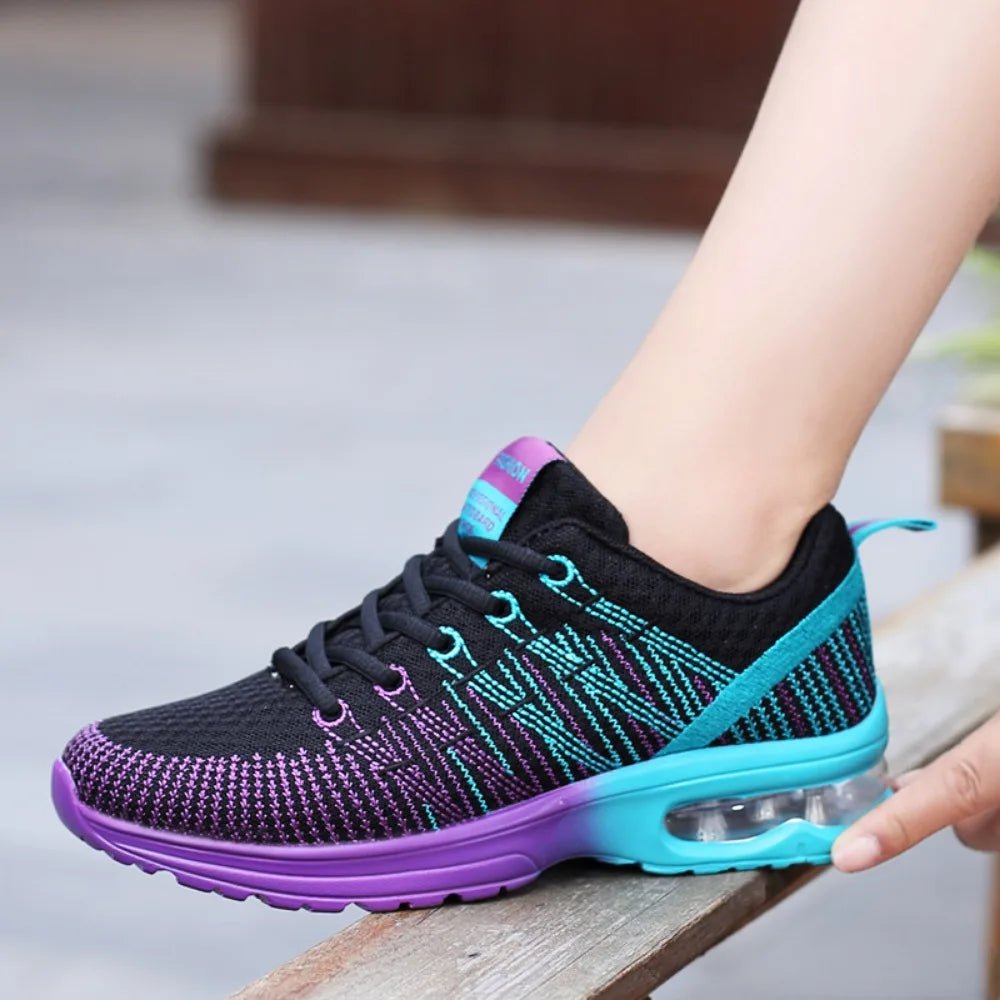 Women Sports Shoes Outdoor High Quality Running Shoes Breathable Athletics Casual Sneaker Ladies Non - slip Sport Walking Shoes - lily supply