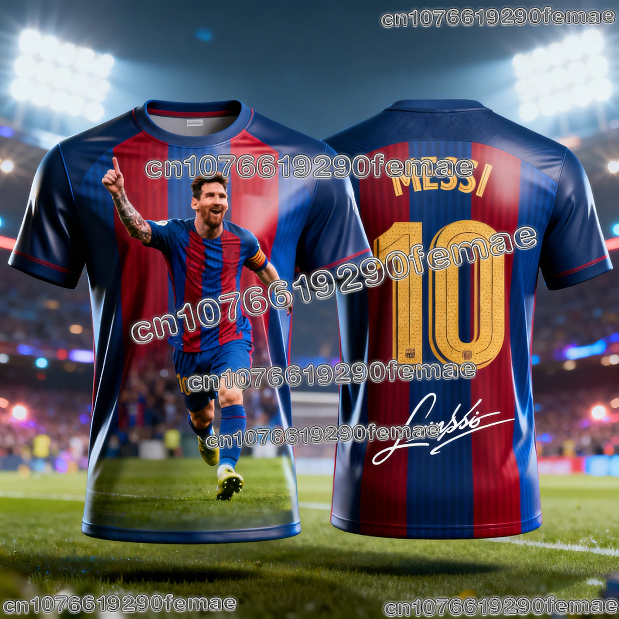 Messi 2026 Fan Football T-Shirt – Casual Summer Jersey - lily supply