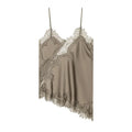 Women's Black Lace Backless Camisole Top