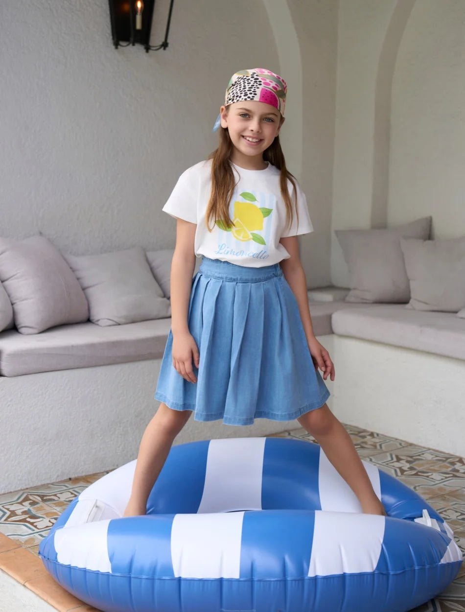 AS SS26 Print Lemon collection T shirt boys girls t dress brother sister match look - lily supply