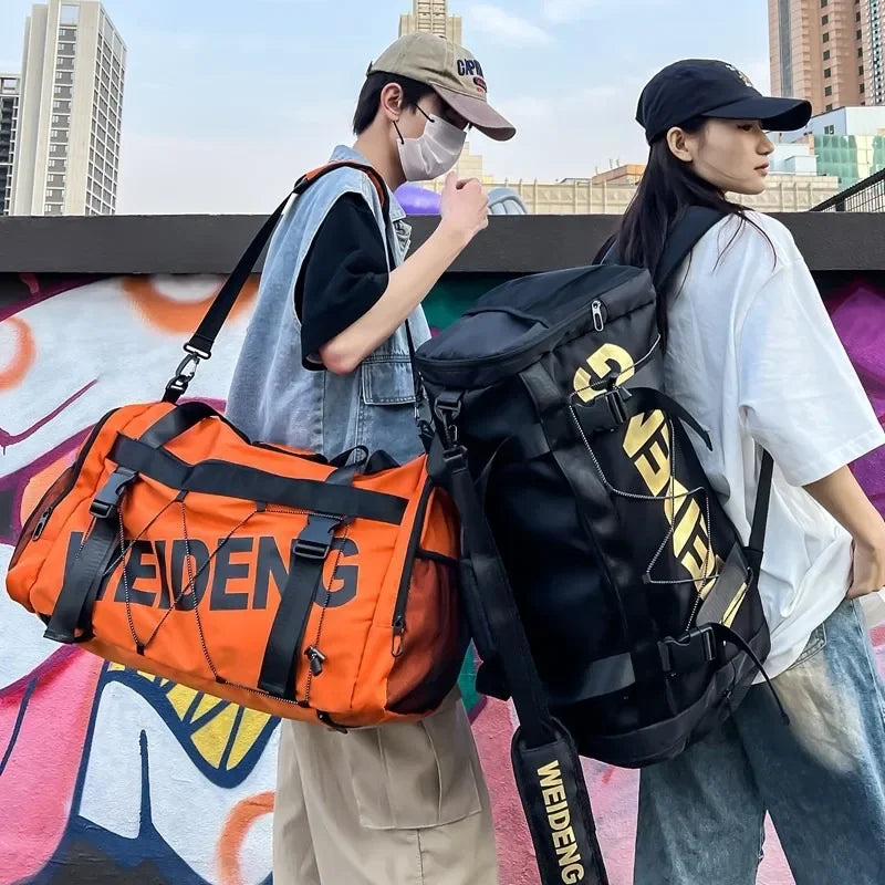 Large Travel Bag Duffle Backpack Women Gym Pack Men Tote Gym Bags Training Shoulder Sports Bag for Basketball