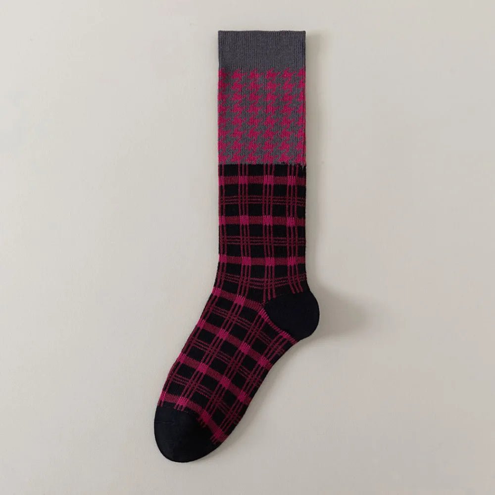Women's Kawaii Korean Art Print Calf Socks – Cute Casual Socks - lily supply