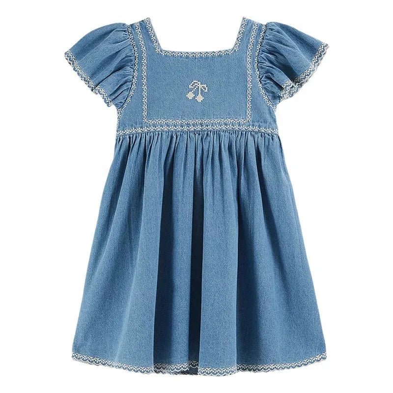 Kids Retro Print Summer Outfit Set | Top Tee & Shorts 2 - 12Y - lily supply
