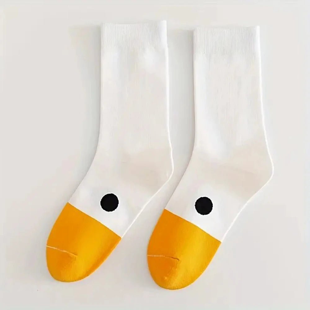Women's Cartoon Funny Goose Socks – Breathable Soft Casual Socks - lily supply