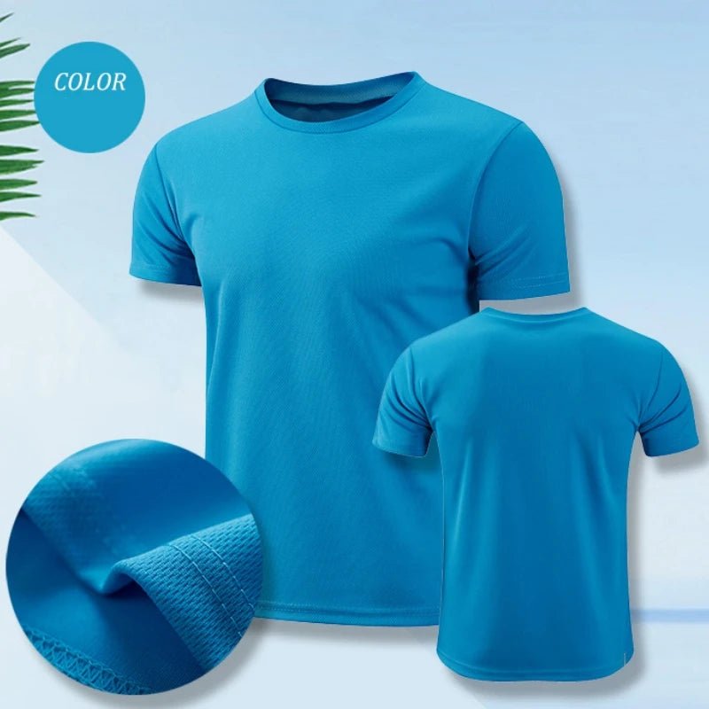 Quick - Dry Sport Jersey – Unisex Short Sleeve Gym Fitness Tee - lily supply