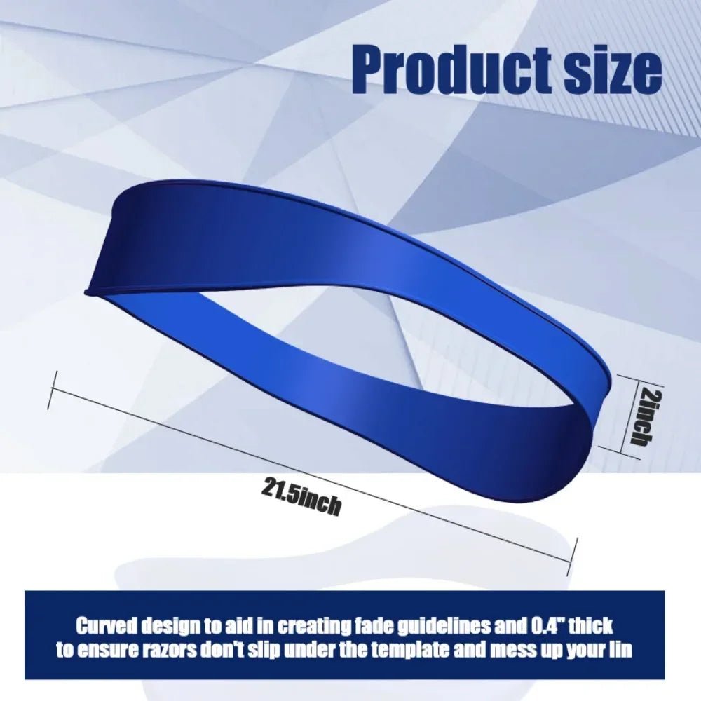 DIY Hair Cutting Guide - Silicone Neckline Shaving Template - lily supply