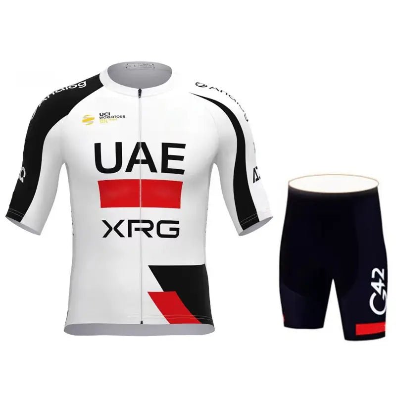 UAE Team Emirates 2026 Pro Cycling Jersey Set – Men's Summer Bike Kit - lily supply