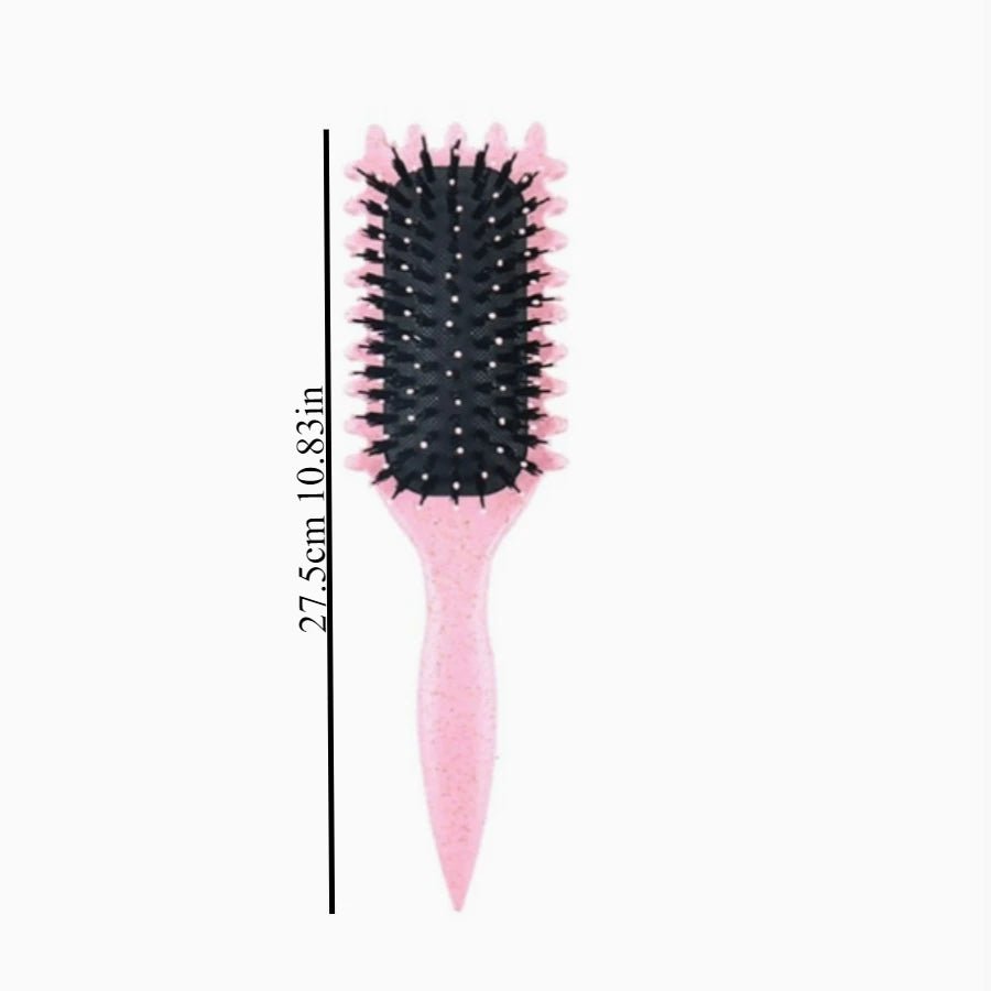 Salon Curly Hair Styling Brush - Combing & Shaping for Men & Women - lily supply