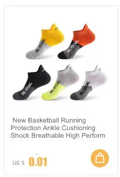 Men's Invisible Silicone Ankle Boat Socks - 5 Pairs Cotton No - Show Slippers - lily supply