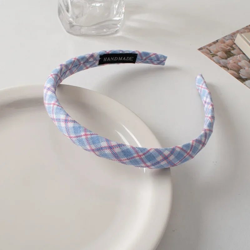 Thin Sponge Hairband 2024 Spring Summer Women's Girls Elegant Head Band Makeup Face Wash Hair Hoop Fashion Hair Accessories - lily supply