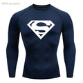 Sports Compression Shirt Men's T-Shirt Short Sleeve Quick Dry Summer Fitness Top Bodybuilder T-shirt Running Men's Gym Clothing - lily supply