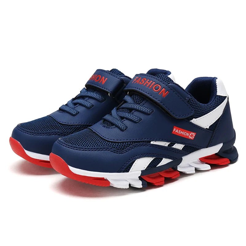 Kids Sneakers for Boys Girls Running Tennis Shoes Lightweight Breathable Sport Athletic - lily supply