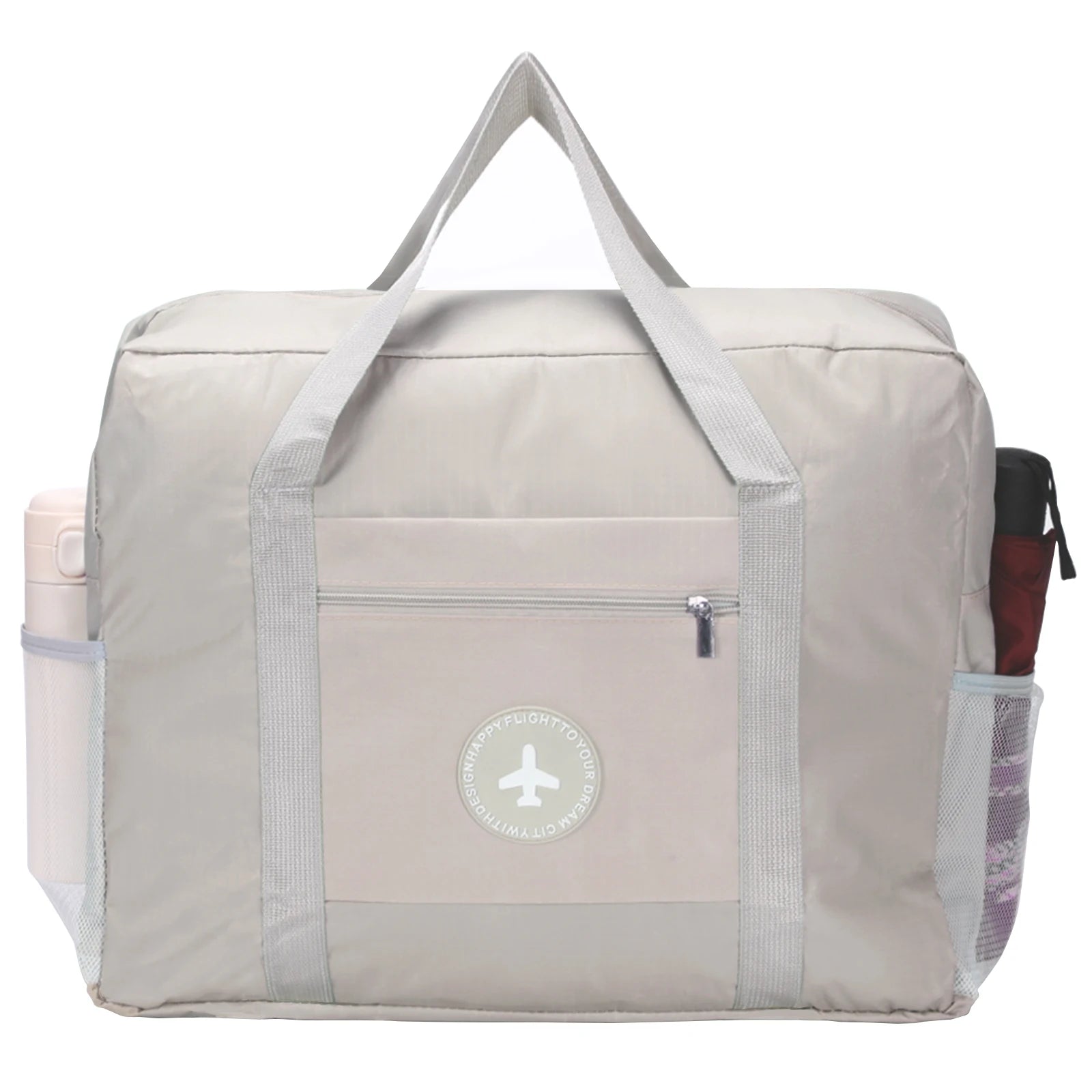 Travel Bag Foldable Duffle Bag for Women Men Carry On Tote Lightweight Sports Gym Tote Weekender Overnight Bag