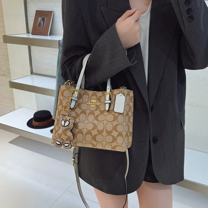 Women's Luxury Print Tote Bag - Large Capacity Shoulder Crossbody Purse