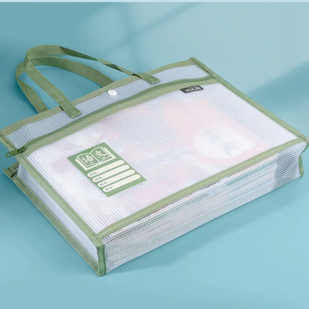 Portable 2-Layer Waterproof School Tote Bag - Large Capacity Tutorial Bag