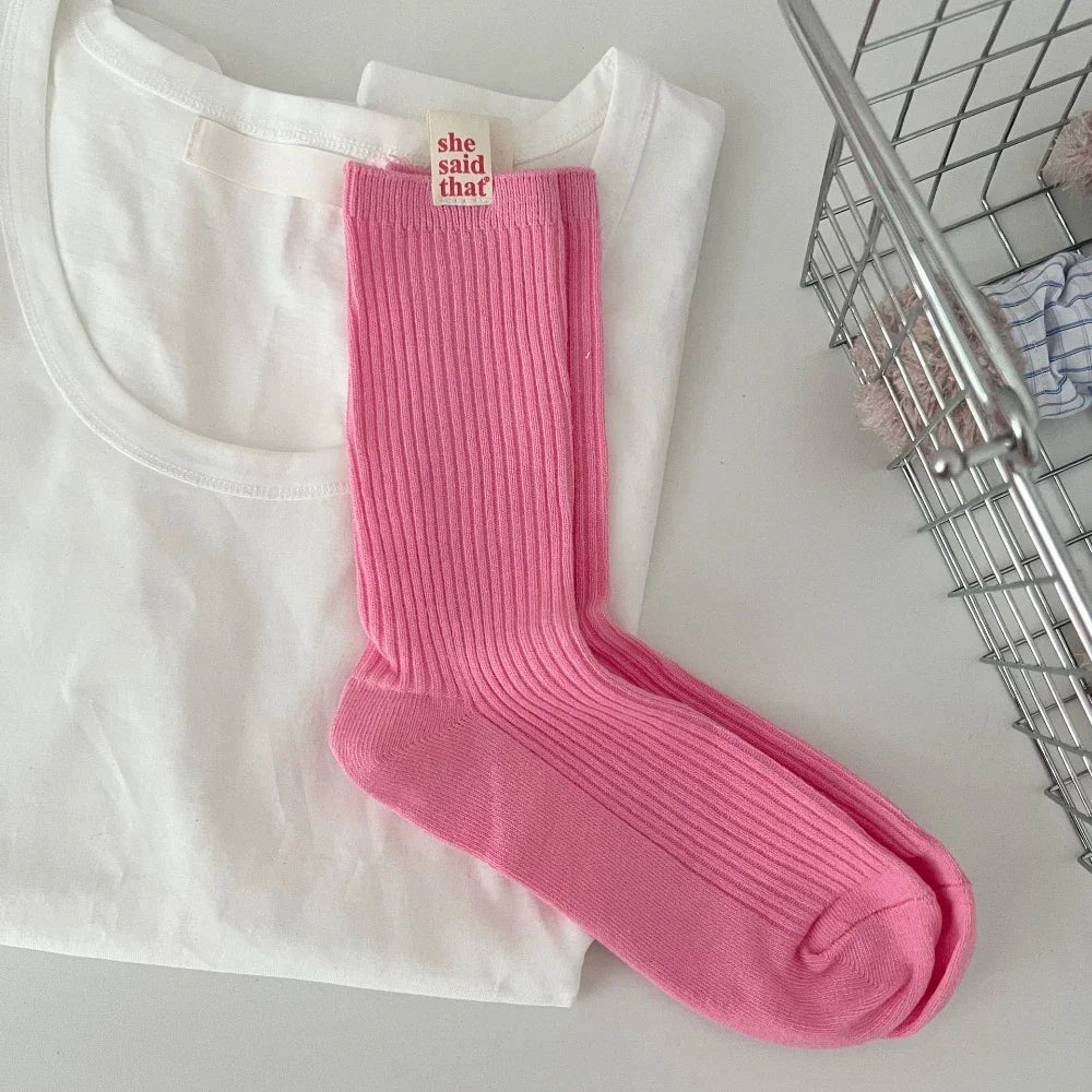Women's Japanese Retro Cotton Pile Socks – Vintage Style Casual Socks - lily supply