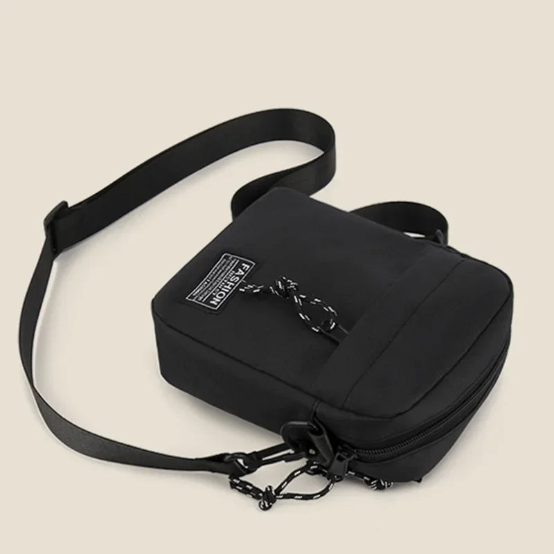 Men's Small Square Crossbody Satchel Bag – Oxford Cloth Fashion Casual Handbag