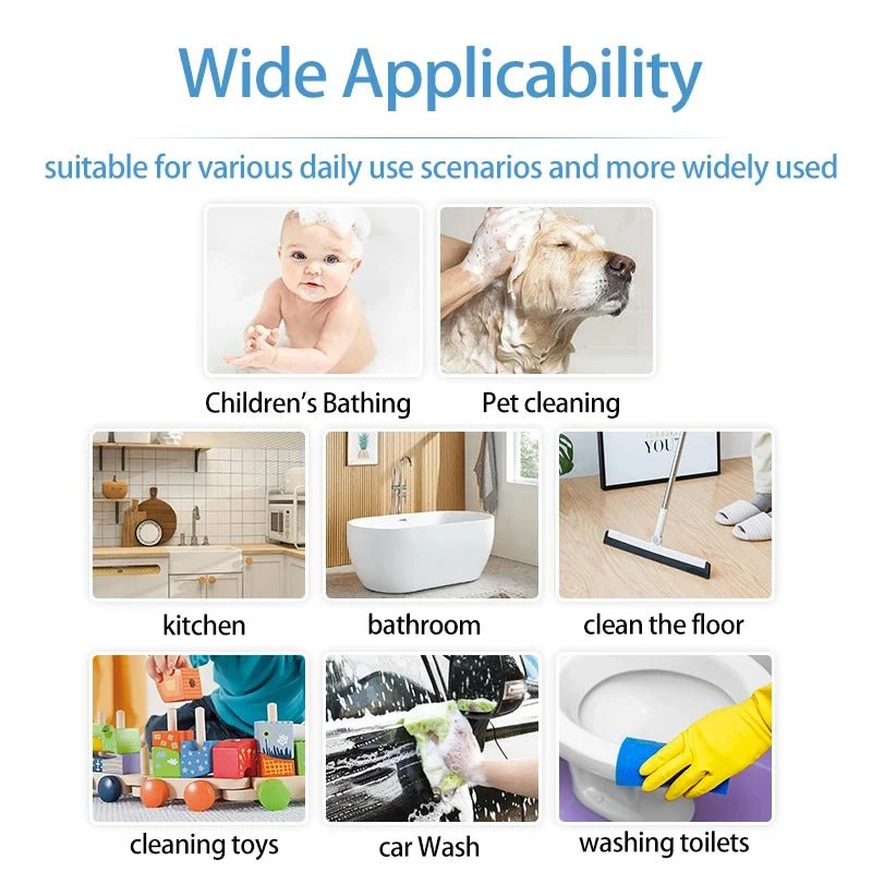 HOMEFISH Electric Liquid Foam Dispenser Gun Automatic Continuous Foaming Shampoo Face Wash God Detergent Bathroom Bubble - lily supply