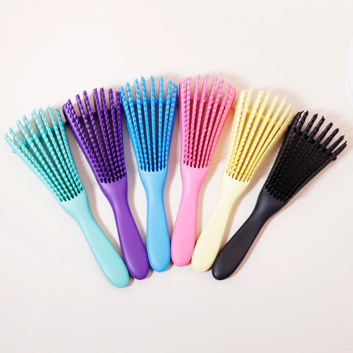 Scalp Massage Brush - Anti - Static Wet Curl Salon Hair Brush - lily supply