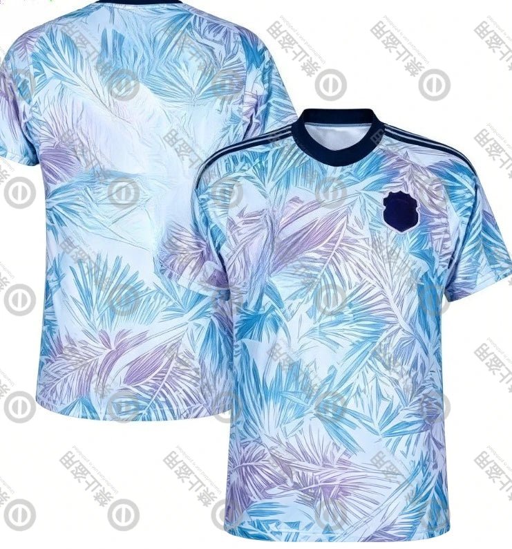 Costa Rica 2026 World Cup Football Jersey – 3D Tropical Print - lily supply