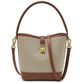 FOXER 2026 New Women's Handbag PVC Leather Lady Bucket Bag Fashion Shoulder Bag Light Luxury Best Gift for Wife,Lover