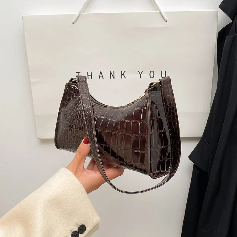 Women's Fashionable Underarm Small Shoulder Handbag
