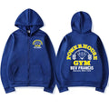 Powerhouse Gym Logo Zip Up Hoodie - Oversized Gothic Streetwear Sweatshirt