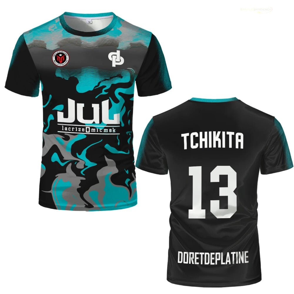 JUL Tchikita Football Jersey – Quick - Dry Youth Training Shirt - lily supply
