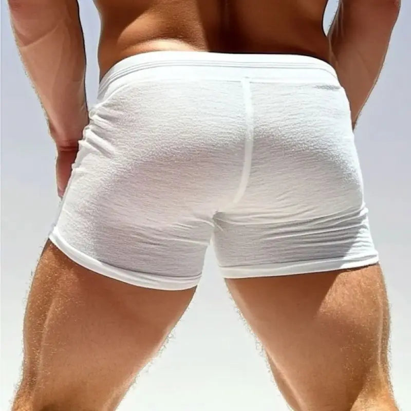 Men's Lace-Up Casual Shorts – Breathable Home Leisure & Fitness Lounge Shorts