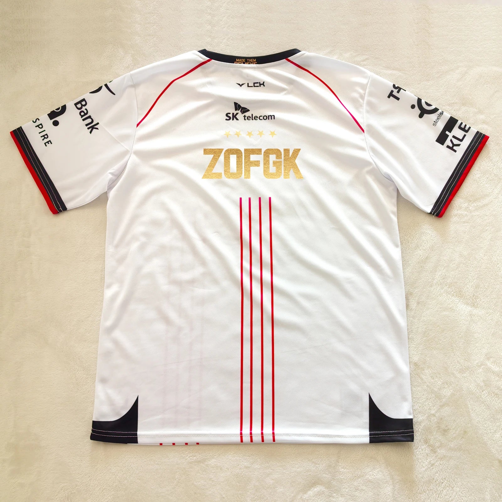 T1 Championship E - sports Jersey T-Shirt - lily supply