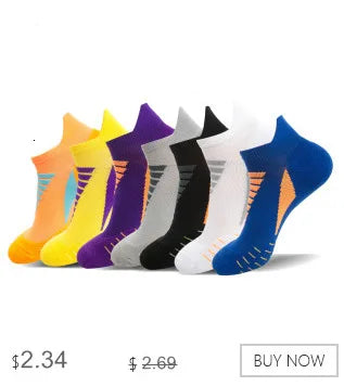 Men's Invisible Silicone Ankle Boat Socks - 5 Pairs Cotton No-Show Slippers