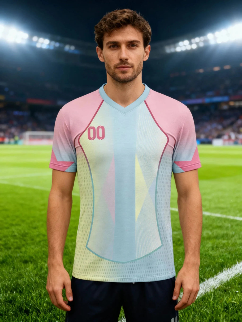 Custom Soccer Jersey – Uruguayan Liga Design with Name & Number - lily supply