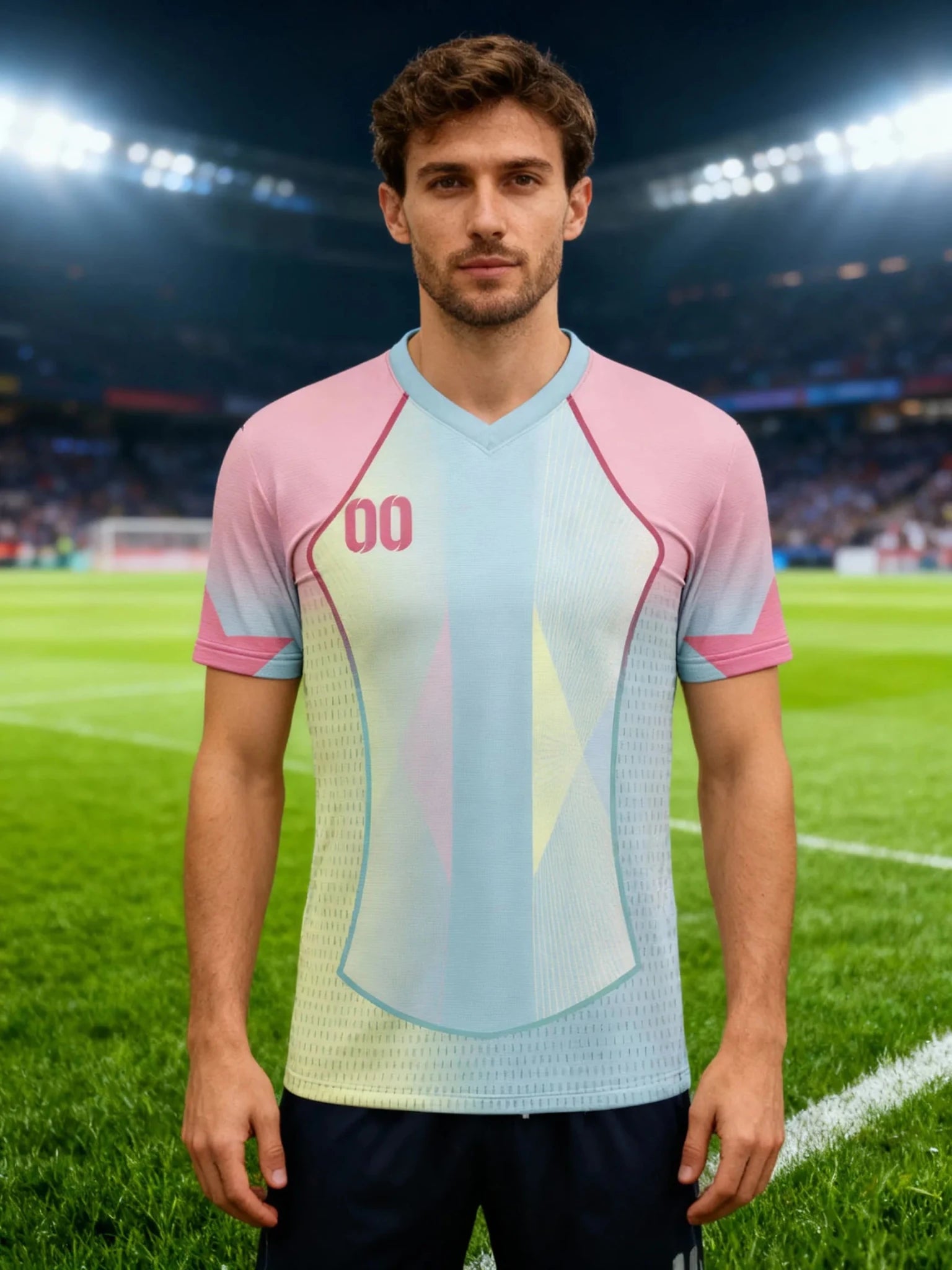 Custom Soccer Jersey – Uruguayan Liga Design with Name & Number - lily supply