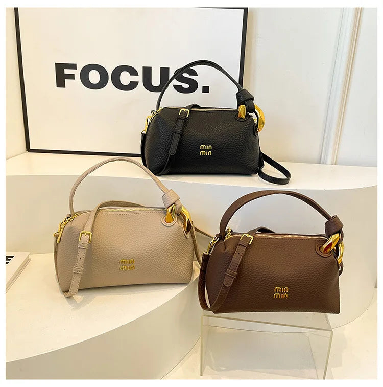 Women handbag with high-end feel, lunch box bag, work commuting texture, lunch box bag, shoulder bag, crossbody bag, hand-held