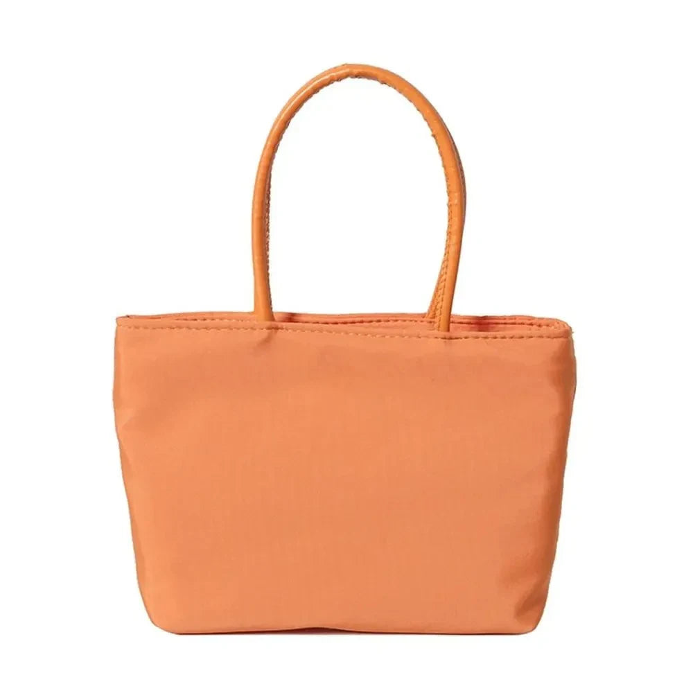 Women's Mini Nylon Tote Bag - Waterproof Shoulder Bag