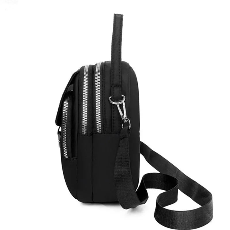 Women's Lightweight Phone Crossbody Tote Bag - Multi-Pocket Daily Outing Bag