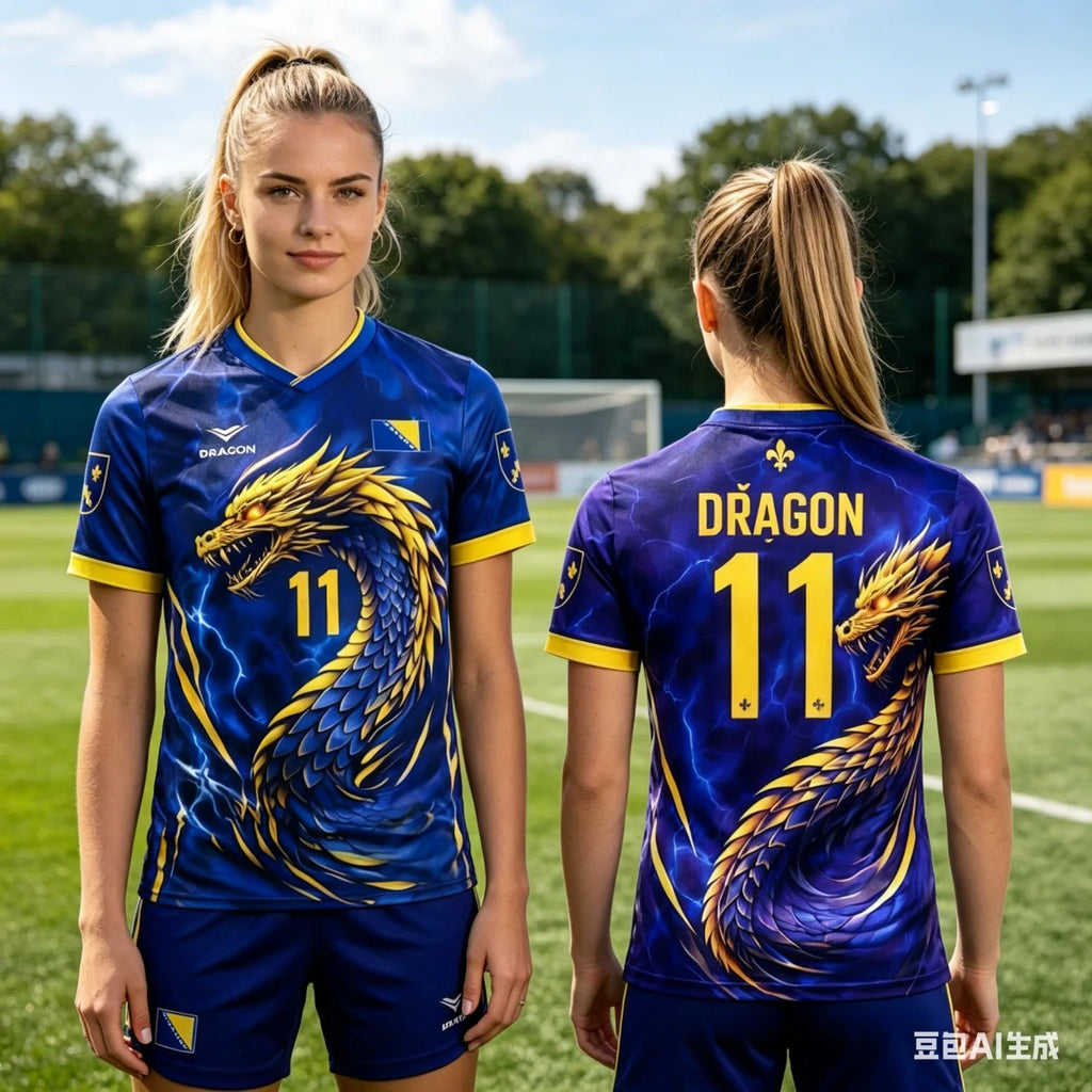 Bosnia & Herzegovina Football Jersey – Crew Neck Fan Shirt - lily supply